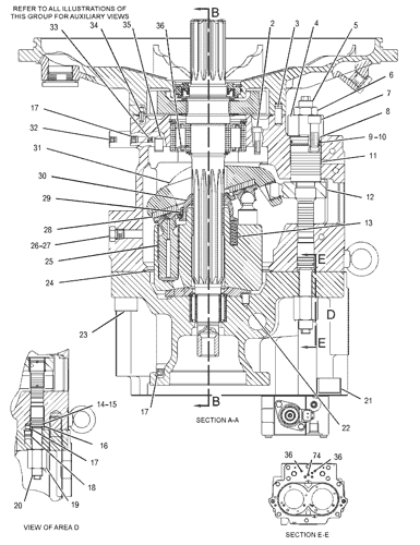2959663 泵 GP-活塞和齿轮 零件方案