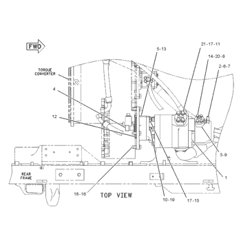 TQerpillar 2279383 零件图 泵 GP-GEAR