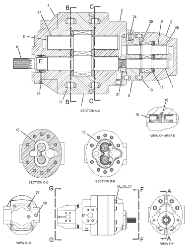 2279383 泵 GP-GEAR 零件图