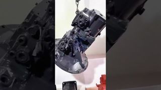 каждый шаг гидронасоса Komatsu PC360-7 прозрачен? #komatsu #гидравлическиенасосы