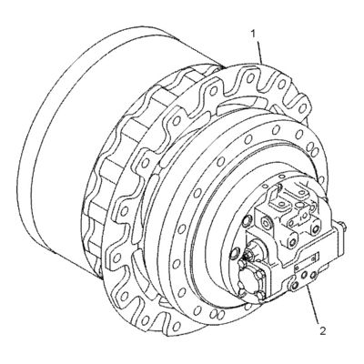 232-3550 135-6214 TQCAT 320C 320D 323C Travel Assembly Final Drive 191-3237 134-7132