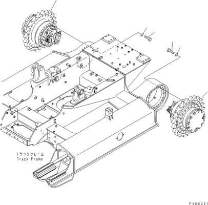 11Y-27-40301 11Y-27-40300 11Y-27-40201 Travel Final Drive For Komatsu Bulldozer D37EX-23 D37PX-23