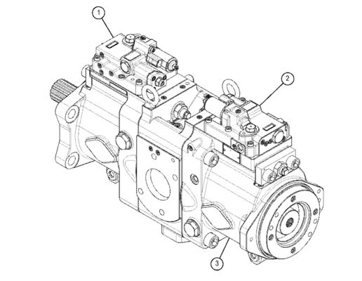 TQ 330 GC Экскаватор главный гидравлический насос 5511122 5511136 5511121 K7V160