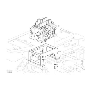 Volvo EC380D главный клапан управления экскаватора VOE14667843 VOE14670038