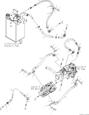 705-52-30960 720-1L-00010 720-1L-04160 720-1L-01010 Для Komatsu WA100-5 Гидравлический поршневый насос HST