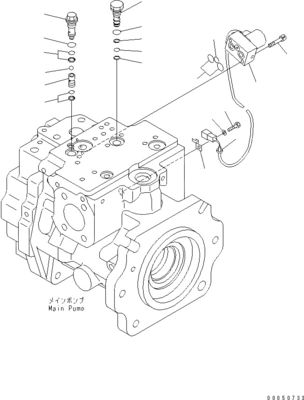 708-1L-00710 708-1L-01710 708-1L-04230 Для погрузчика Komatsu Wa450-6 Wa470-6 Wa480-6 Гидравлический главный поршневый насос