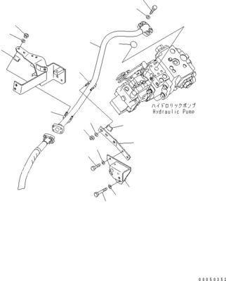 708-1L-00710 708-1L-01710 708-1L-04230 Для погрузчика Komatsu Wa450-6 Wa470-6 Wa480-6 Гидравлический главный поршневый насос