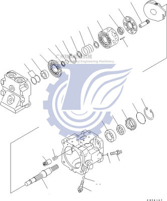 708-1T-00420 708-1T-00421 708-1T-01420 708-1T-04410 Для Komatsu D275-5D Гидравлический веселый поршневый насос