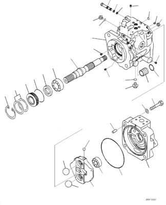 708-1U-00120 708-1U-00140 708-1U-00170 Для Komatsu WA380-6 WA430-6 Гидравлический насос