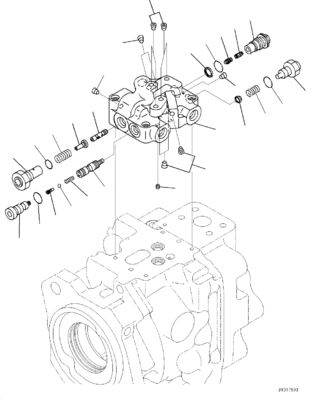 708-1W-00820 708-1W-00731 708-1W-00952 Для Komatsu WA500-6 Гидравлический насос