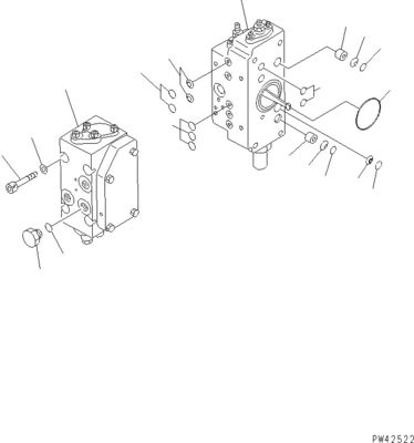 708-45-10204 708-4L-00910 708-45-11204 Для Komatsu WA700-3 WA800-3 Гидравлический насос