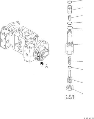708-45-10204 708-4L-00910 708-45-11204 Для Komatsu WA700-3 WA800-3 Гидравлический насос