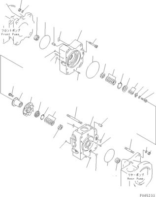 708-45-10204 708-4L-00910 708-45-11204 Для Komatsu WA700-3 WA800-3 Гидравлический насос