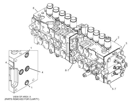 CAT 455-2663 424-937 Главный клапан управления 349E 349F 352 Добыча полезных ископаемых Строительство Снос Части машиностроения