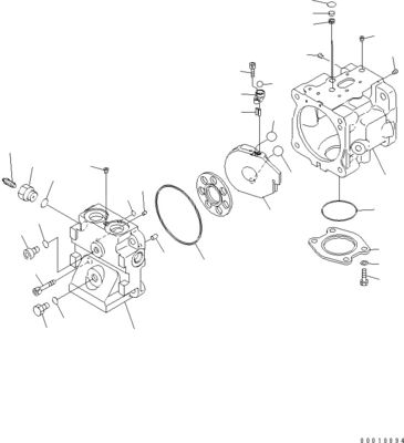 708-1W-00600 708-1S-00910 R7081S00910 R7081W00600 Для Komatsu D475A-5 Бульдозер гидравлический вентилятор насос поршневый насос оригинальный