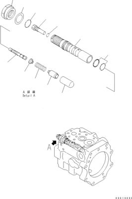 708-1W-00600 708-1S-00910 R7081S00910 R7081W00600 Для Komatsu D475A-5 Бульдозер гидравлический вентилятор насос поршневый насос оригинальный