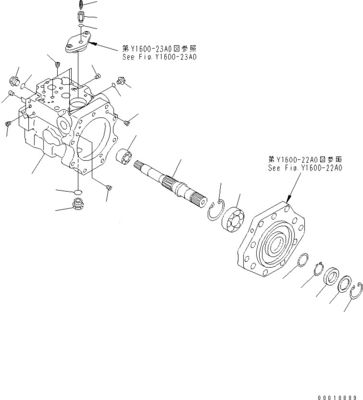 708-1W-00600 708-1S-00910 R7081S00910 R7081W00600 Для Komatsu D475A-5 Бульдозер гидравлический вентилятор насос поршневый насос оригинальный
