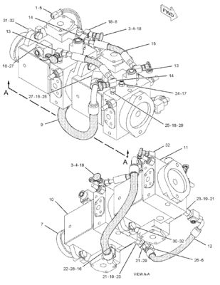 159-9458 0R7791 Для CAT CS-533D CS-583E CS-663E CS-573E CP-533D A4VG56 Гидравлический главный насос GP-PISTON (пропел, ось)