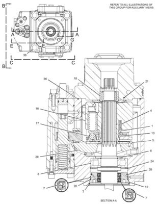 292-8767 10R7401 CA2928767 Для CAT LOADER 950H 962H IT62H PUMP GP-PISTON гидравлический главный насос