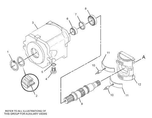 299-5790 20R3400 Для CAT Track D7R II D7R XR HPR135 PUMP GP-PISTON IMPLEMENT STEERING гидравлический основной насос Послепродажная торговля