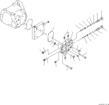 708-1L-00340 708-1L-01340 708-1L-04010 Для бульдозера Komatsu D275A-5D Гидравлическое рабочее оборудование насос Оригинальный главный насос