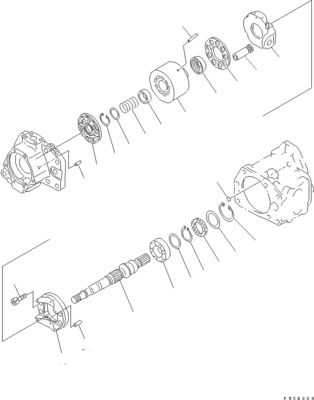 708-1L-00340 708-1L-01340 708-1L-04010 Для бульдозера Komatsu D275A-5D Гидравлическое рабочее оборудование насос Оригинальный главный насос