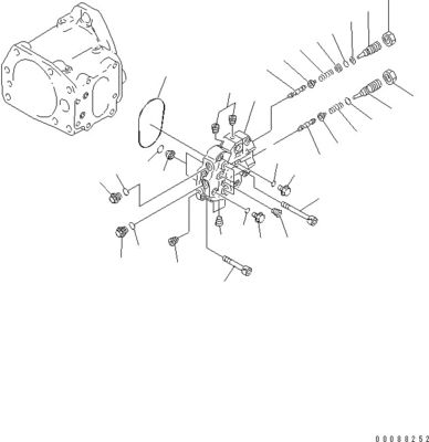 708-1L-00370 708-1L-01310 708-1L-04010 Для Бульдозера Komatsu D275AX-5E0 Гидравлический насос Свинцовый насос Послепродажная продукция