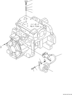 708-1H-00250 708-1H-00251 Для бульдозера Komatsu D155AX-6 D155AX-6A Гидравлический главный насос Оригинальное рабочее оборудование насос