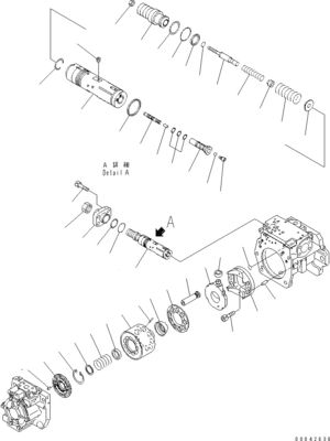 708-1H-00250 708-1H-00251 Для бульдозера Komatsu D155AX-6 D155AX-6A Гидравлический главный насос Оригинальное рабочее оборудование насос