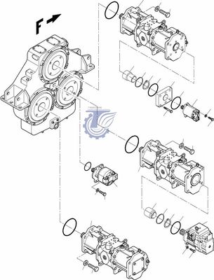 95177940 89652440 Для экскаватора Komatsu PC4000-6 Гидравлический вентилятор