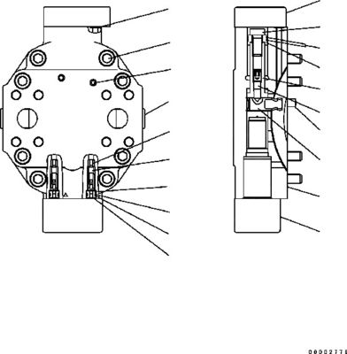 417-18-31201 417-18-31202 417-18-31203 Для Komatsu WHEEL LOADER WA200-5 WA200PT-5 Гидравлический мотор HST насос