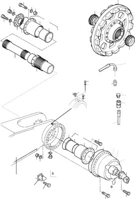 65489140 Для экскаватора Komatsu PC3000-6 4000-6 7000-6 8000-6 Гидравлический ДРУГОВОЙ МОТОР ДРУГОВОЙ МОТОР