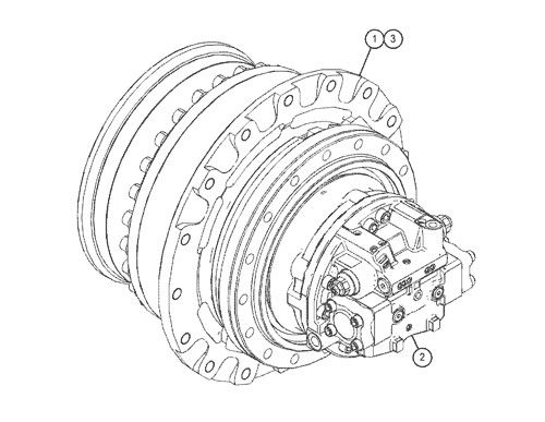 527-7077 511-6008 511-6009 Для CAT экскаватора 318F 320GC 323GC 325F Транспортная сборка Финальный привод Оригинальный передвижной мотор