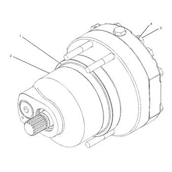 228-3238 20R6810 Для экскаватора CAT 374D 374F Гидравлический двигатель