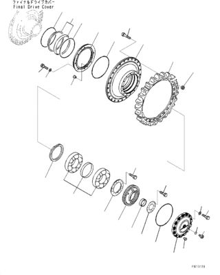 17M-27-00263 17M-27-00262 Для бульдозера Komatsu D275A-5R D275A-5 Транспортная сборка Финальный привод Транспортный мотор Оригинальный