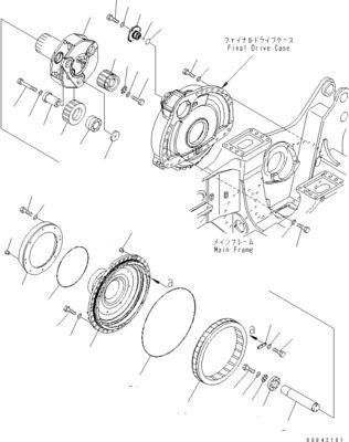 17M-27-00360 17M-27-00510 17M-27-00271 Для Бульдозера Komatsu D275A-5D Подвижная сборка Финальный привод Подвижный мотор Оригинальный