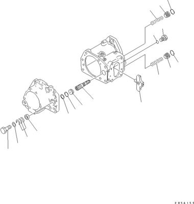 708-1L-00330 708-1L-04110 708-7L-04113 RM7081L00330 Для бульдозера Komatsu D61EX-12A-W D61PX-12A-W Гидравлический насос HSS