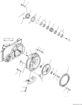 154-27-00432 154-27-00431 154-27-00430 Для Бульдозера Komatsu D85EX-15 Движение сборка Конечный привод Движение двигатель Послепродажная часть