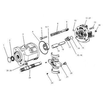 1094197 109-4197 CA1094197 0R7472 Для КАТ 990 844 Колесный погрузчик Гидравлический главный насос Пистоновый насос АССИ ПУМП GP-ПИСТОН Послепродажная торговля Высокое качество Оригинальный