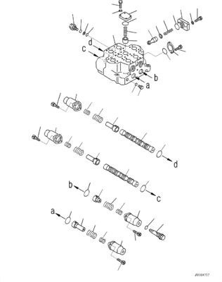 709-12-11809 7091211809 Для Komatsu WA800-3E0 WD900-3 WA900-3 колесные дозеры гидравлический главный клапан управления строительные машины запчасти запасные части высокое качество оригинальный