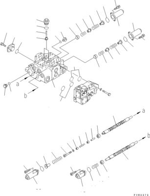 700-92-34000 7009234000 709-90-53400 Для Komatsu WD500-3 WD600-3 РУКИЕ ДОЗЕРЫ Гидравлический главный клапан управления Строительные машины Части автозапчастей Высокое качество Оригинальный