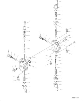 700-82-84001 700-92-35000 Для Komatsu WA300-3A WA320-5 WA380-5 ВОЗВОЖИТЕЛИ колес Гидравлический главный клапан управления Строительные машины Части для послепродажного оборудования Высокое качество Оригинальный